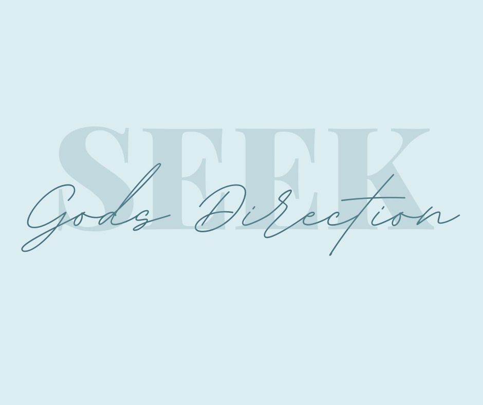 Seek God's Direction